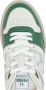 Fendi Lage leren sneakers in wit en groen White Heren - Thumbnail 4