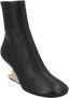 Fendi Leather boots Black Dames - Thumbnail 2