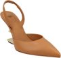 Fendi Leather heels Brown Dames - Thumbnail 2