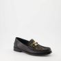 Fendi Leren Instaploafers met Metalen Detail Black Heren - Thumbnail 2