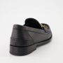 Fendi Leren Instaploafers met Metalen Detail Black Heren - Thumbnail 4