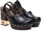 Fendi Leren pumps met decoratieve hak Black Dames - Thumbnail 3