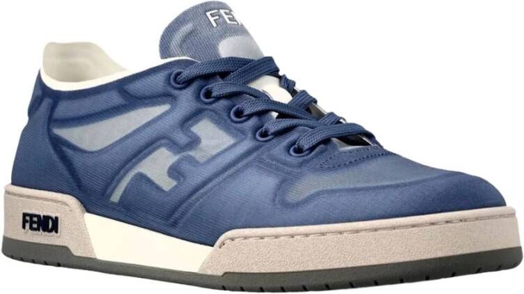 Fendi Logo FF Sneakers Blue Dames