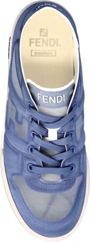 Fendi Logo FF Sneakers Blue Dames