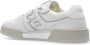 Fendi Witte Leren Sneakers met Grijze Details White Heren - Thumbnail 9