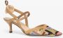 Fendi Mesh Geborduurde Sandalen Beige Dames - Thumbnail 2