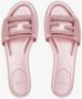 Fendi Metallic Pink Slides met Baguette Motif Pink Dames - Thumbnail 2