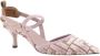 Fendi Monogram Kitten Heel Slingback Pumps Pink Dames - Thumbnail 14