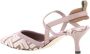 Fendi Monogram Kitten Heel Slingback Pumps Pink Dames - Thumbnail 15