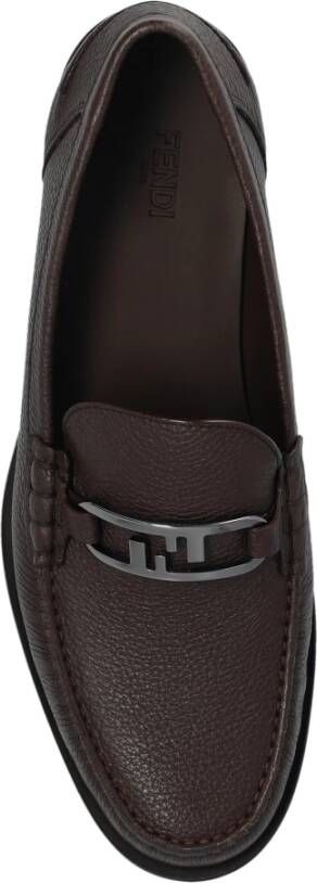 Fendi O'Lock loafers Brown Heren