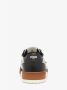 Fendi Zwarte Leren Sneakers met Witte Details Zwart Dames - Thumbnail 3