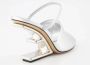 Fendi Sculpture Heel Sandalen Gray Dames - Thumbnail 4