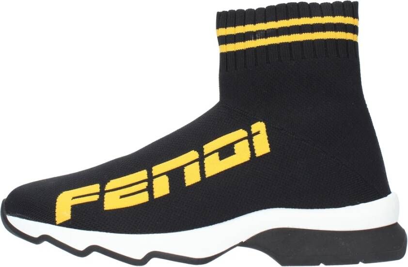 Fendi Sneakers Zwart Black Dames