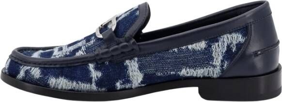 Fendi Stijlvolle Loafer met Slot Detail Multicolor Heren