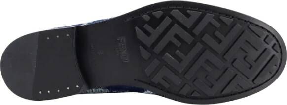 Fendi Stijlvolle Loafer met Slot Detail Multicolor Heren