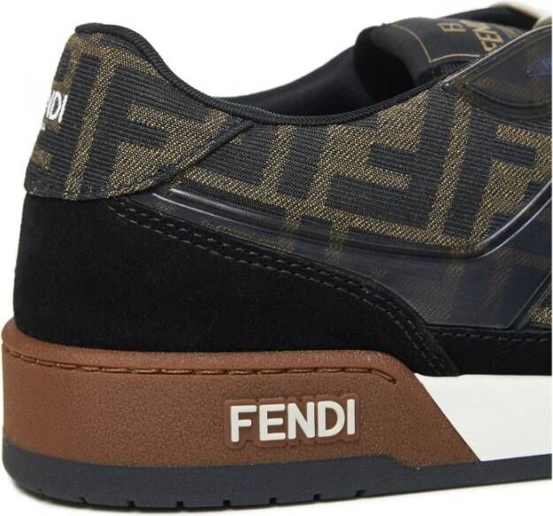 Fendi Stijlvolle Sneakers Black Heren