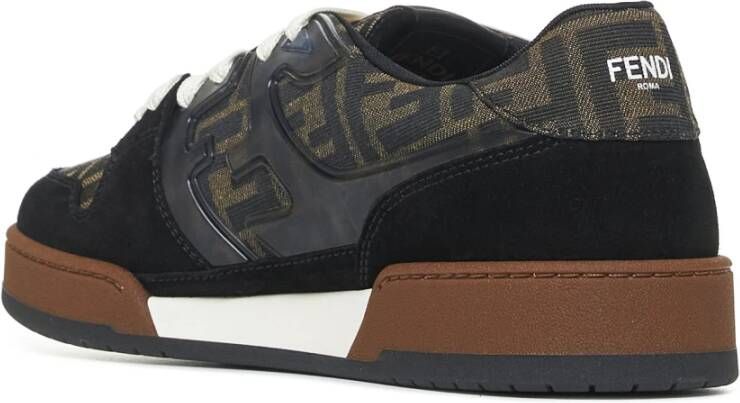 Fendi Stijlvolle Sneakers Black Heren