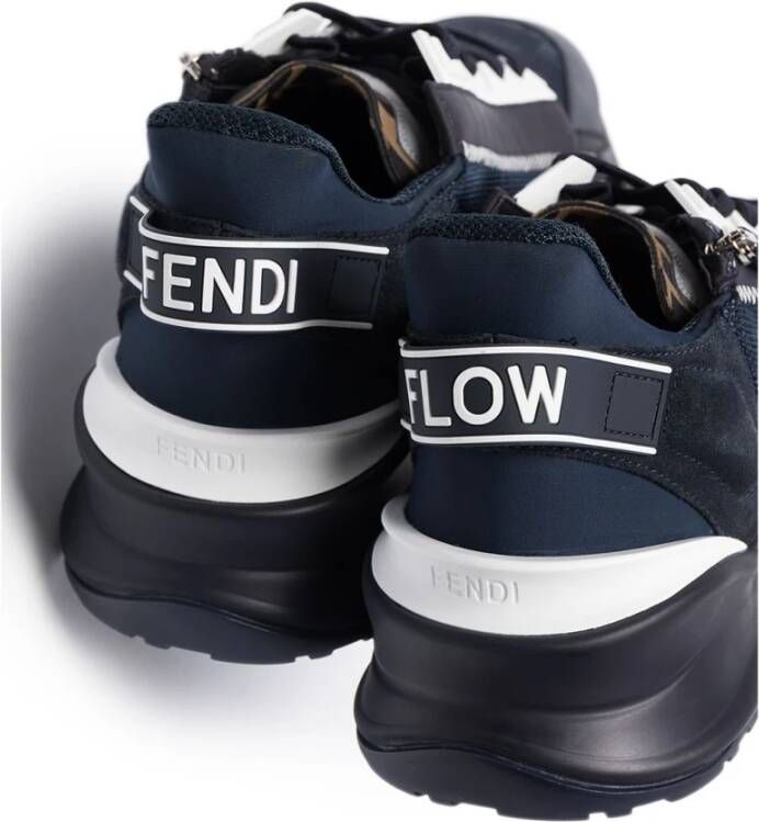 Fendi Stijlvolle Sneakers voor een Trendy Look Black Heren