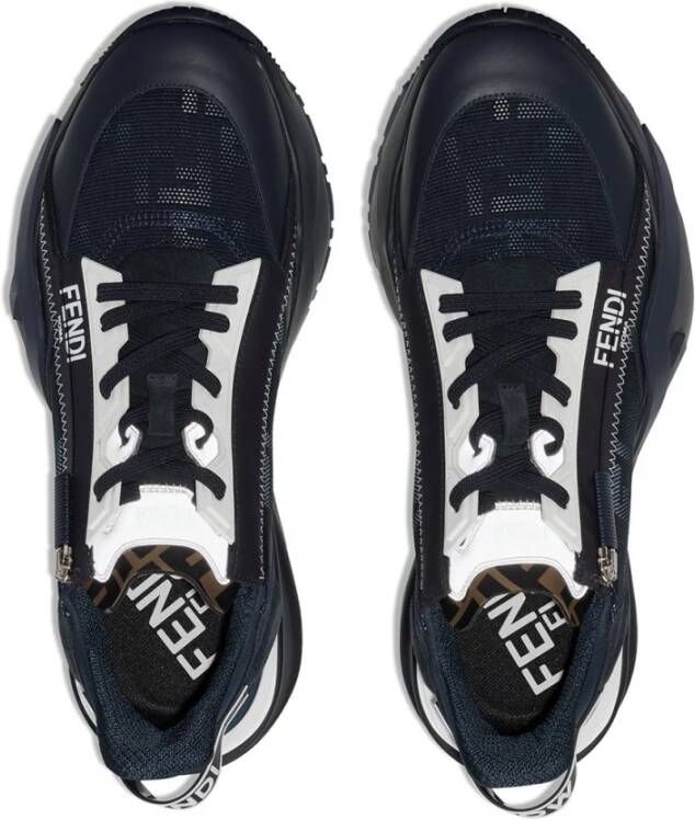 Fendi Stijlvolle Sneakers voor een Trendy Look Black Heren