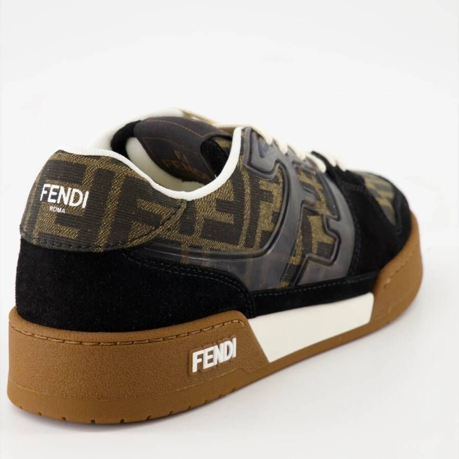 Fendi Veterschoenen Ronde Neus Sneakers Multicolor Dames