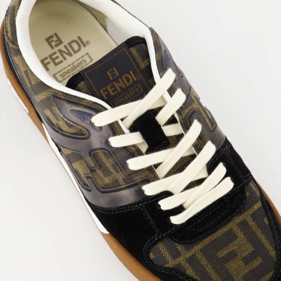 Fendi Veterschoenen Ronde Neus Sneakers Multicolor Dames