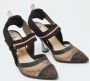 Fendi Vintage Pre-owned Canvas heels Black Dames - Thumbnail 3