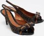 Fendi Vintage Pre-owned Canvas heels Brown Dames - Thumbnail 4