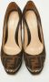 Fendi Vintage Pre-owned Canvas heels Brown Dames - Thumbnail 3