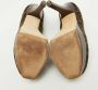 Fendi Vintage Pre-owned Canvas heels Brown Dames - Thumbnail 6