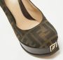 Fendi Vintage Pre-owned Canvas heels Brown Dames - Thumbnail 6