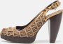 Fendi Vintage Pre-owned Canvas heels Multicolor Dames - Thumbnail 2