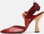 Fendi Vintage Pre-owned Canvas heels Red Dames - Thumbnail 2