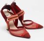 Fendi Vintage Pre-owned Canvas heels Red Dames - Thumbnail 4