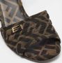 Fendi Vintage Pre-owned Canvas sandals Brown Dames - Thumbnail 6