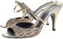 Fendi Vintage Pre-owned Canvas sandals Gray Dames - Thumbnail 3