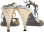 Fendi Vintage Pre-owned Canvas sandals Gray Dames - Thumbnail 4