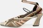 Fendi Vintage Pre-owned Canvas sandals Multicolor Dames - Thumbnail 2