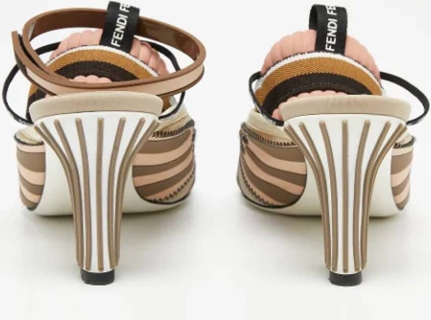 Fendi Vintage Pre-owned Canvas sandals Multicolor Dames