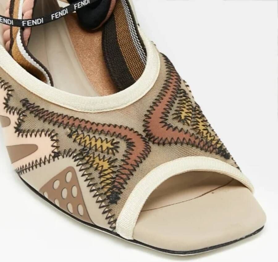 Fendi Vintage Pre-owned Canvas sandals Multicolor Dames