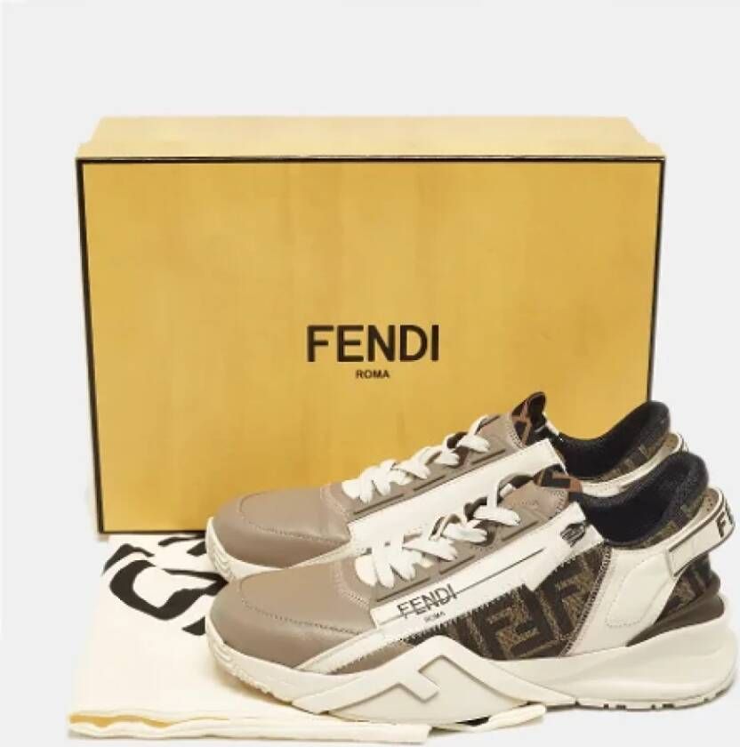 Fendi Vintage Pre-owned Canvas sneakers Multicolor Heren