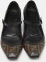 Fendi Vintage Pre-owned Coated canvas flats Brown Dames - Thumbnail 3