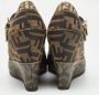 Fendi Vintage Pre-owned Coated canvas heels Brown Dames - Thumbnail 5