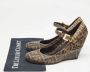 Fendi Vintage Pre-owned Coated canvas heels Brown Dames - Thumbnail 9