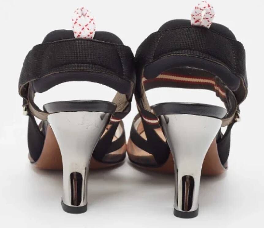 Fendi Vintage Pre-owned Fabric heels Black Dames