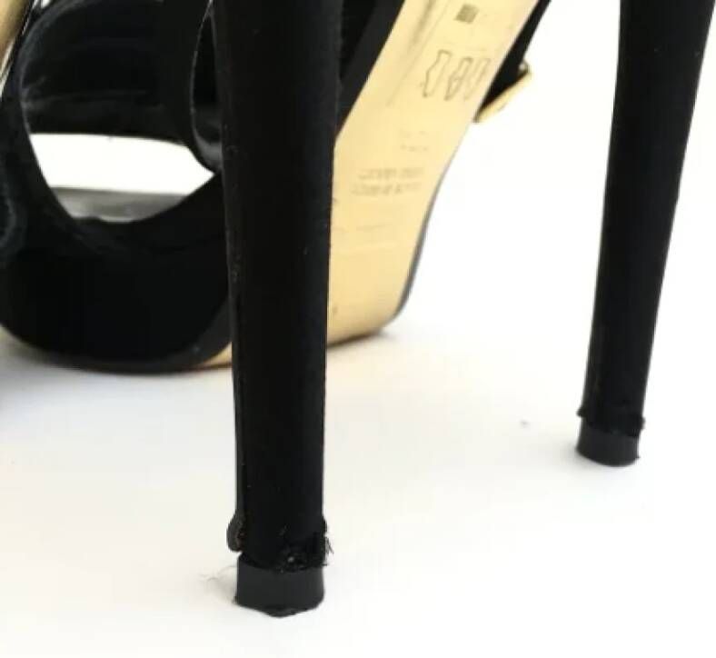 Fendi Vintage Pre-owned Fabric heels Black Dames