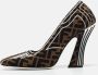 Fendi Vintage Pre-owned Fabric heels Brown Dames - Thumbnail 2