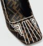 Fendi Vintage Pre-owned Fabric heels Brown Dames - Thumbnail 7