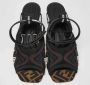 Fendi Vintage Pre-owned Fabric sandals Black Dames - Thumbnail 2