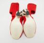 Fendi Vintage Pre-owned Fabric sandals Red Dames - Thumbnail 5