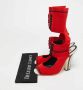 Fendi Vintage Pre-owned Fabric sandals Red Dames - Thumbnail 8